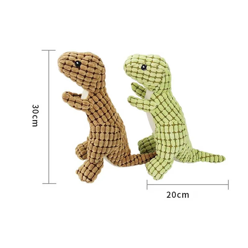 Dinosaur Chew Toy – Stuffed Vocal Dog & Cat Toy