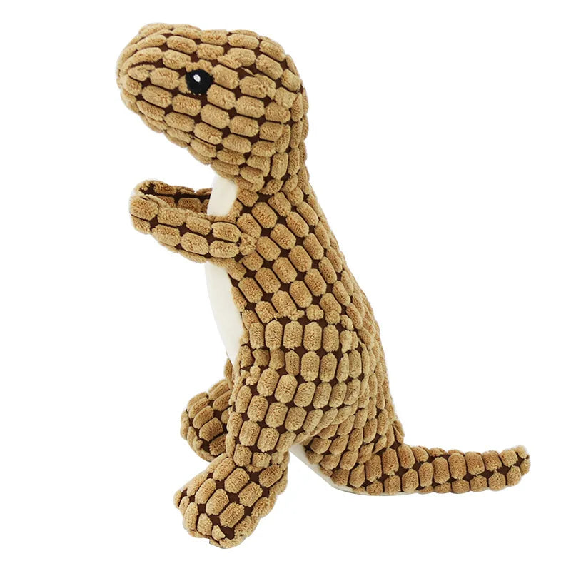 Dinosaur Chew Toy – Stuffed Vocal Dog & Cat Toy