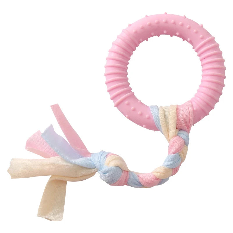 TPR Knot Dog Chew Toy – Bite-Resistant Teeth Cleaner