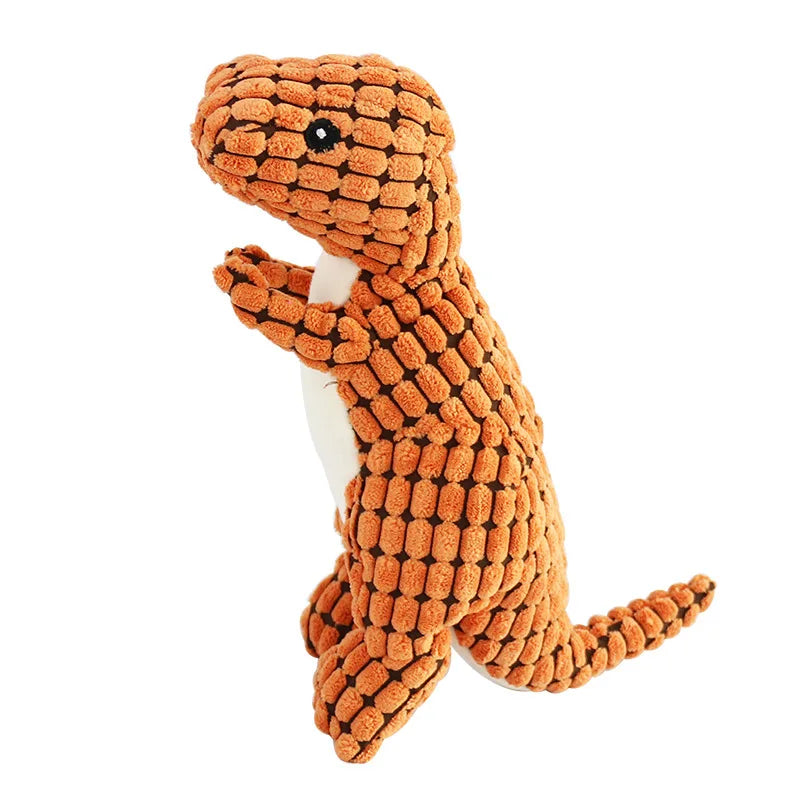 Dinosaur Chew Toy – Stuffed Vocal Dog & Cat Toy