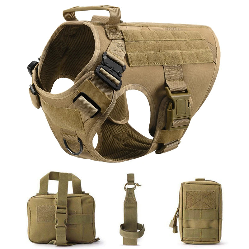 Tactical Dog Harness & Leash Set