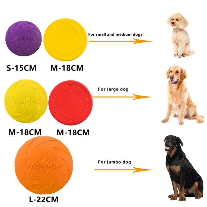 OUZEY Dog Flying Disc – Bite-Resistant Outdoor Toy