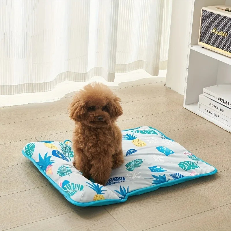 LETVIA Cooling Pet Mat – Breathable Summer Dog & Cat Bed