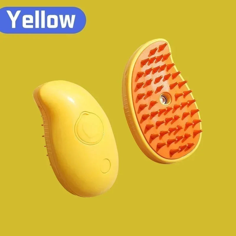 3-in-1 Pet Spray & Massage Brush – Cat & Dog Grooming Tool