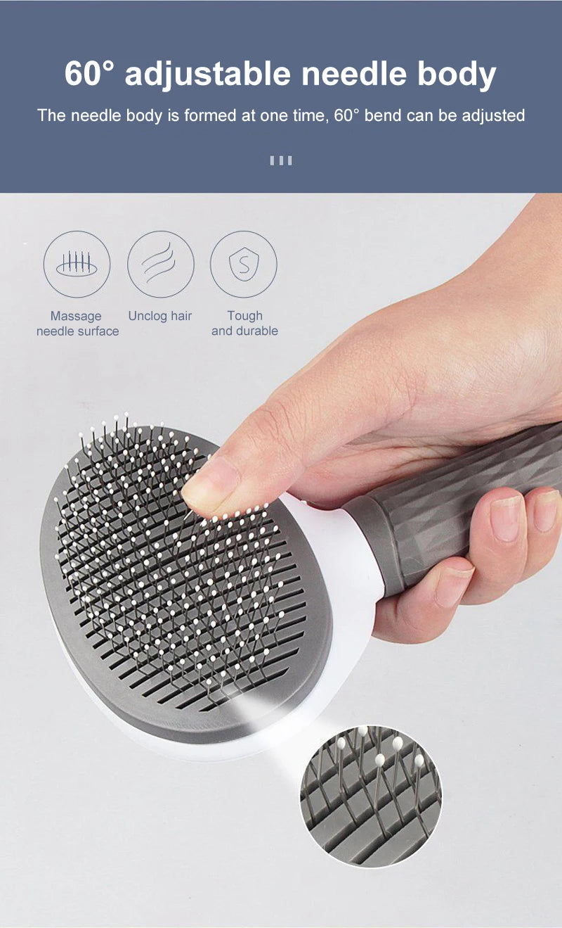 Dog Hair Remover Brush – Cat & Dog Grooming Comb