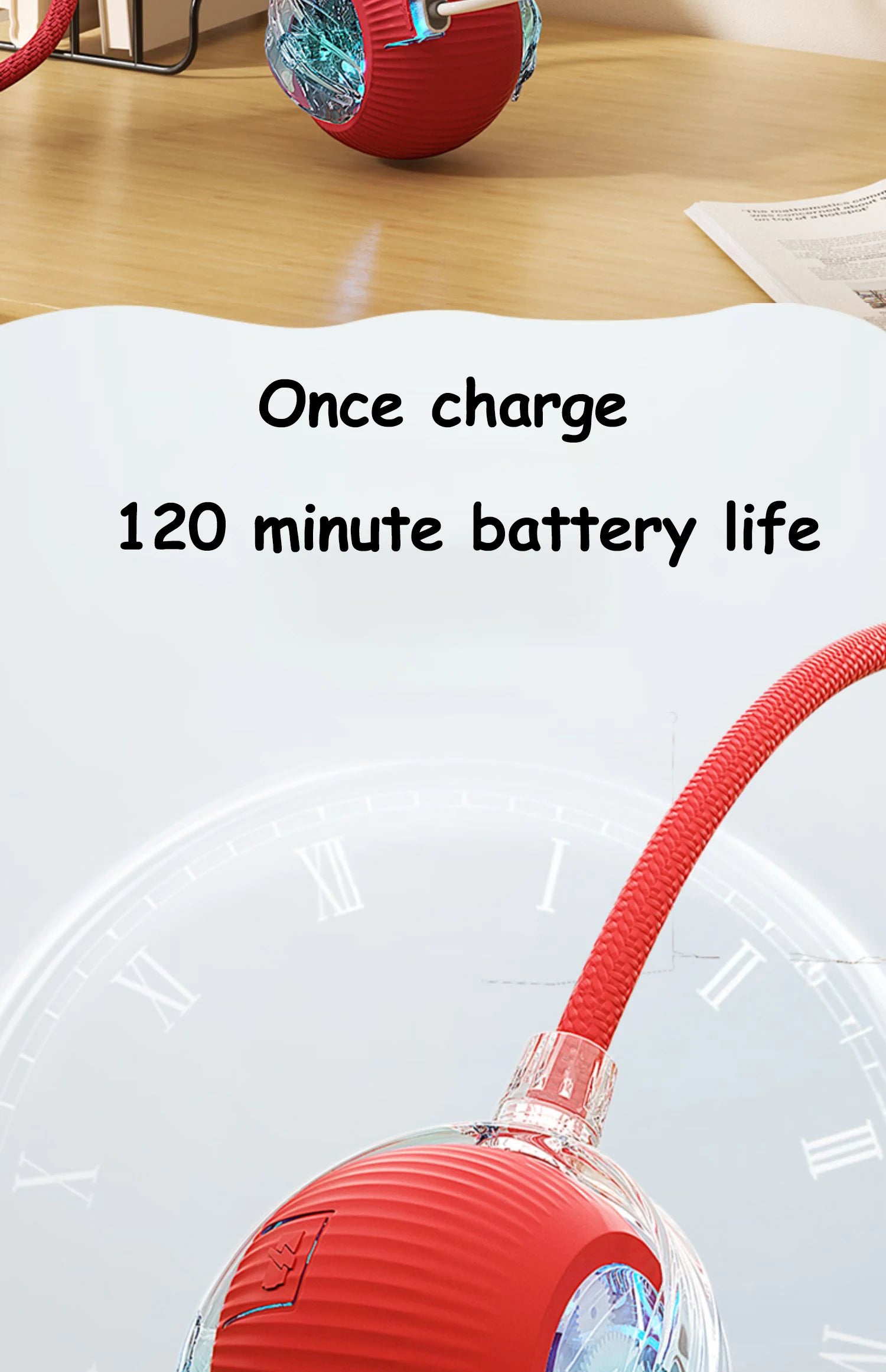 Automatic Rolling Cat & Dog Toy – Rechargeable Smart Ball