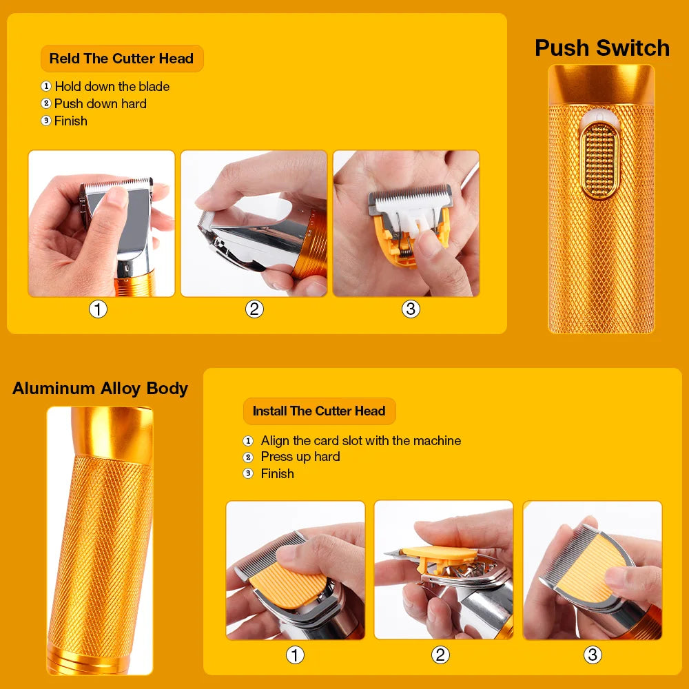 380W Cordless Cashmere Goat & Pet Hair Trimmer – 12V Electric