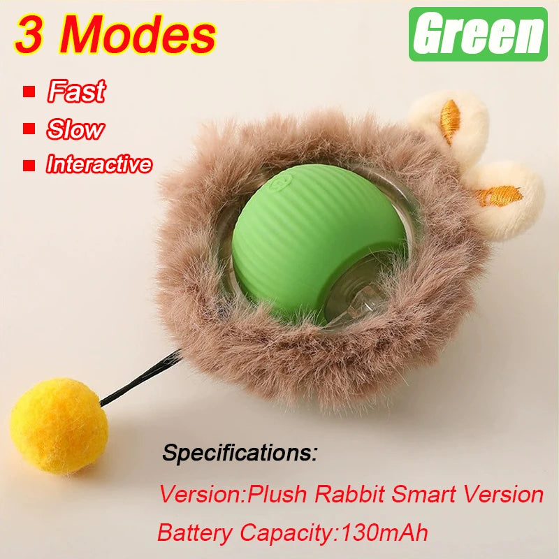 Automatic Rolling Cat & Dog Toy – Rechargeable Smart Ball