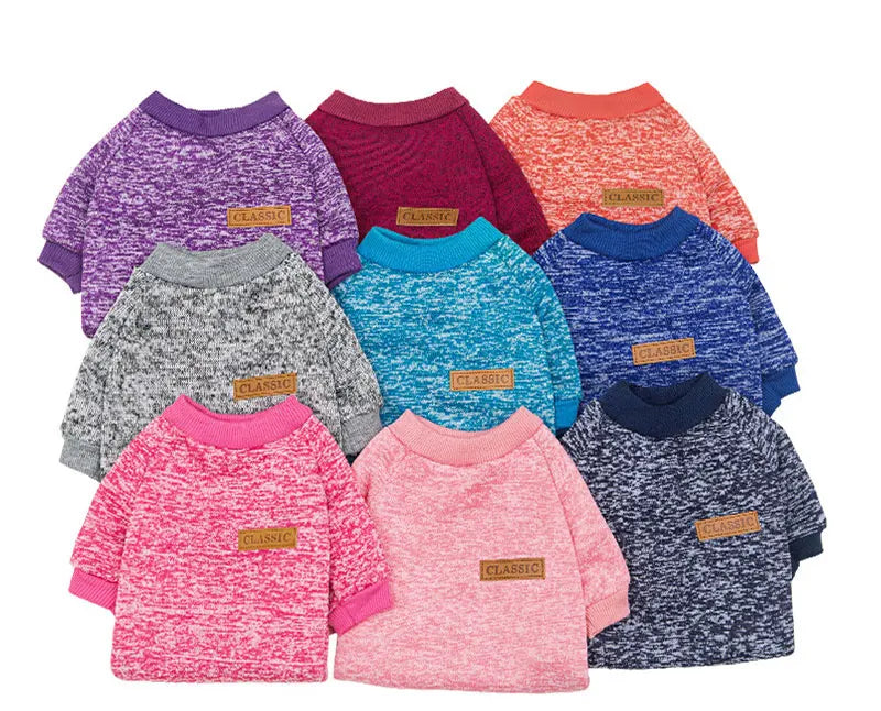 Winter Dog Coat – Warm Sweatshirt for Small Dogs