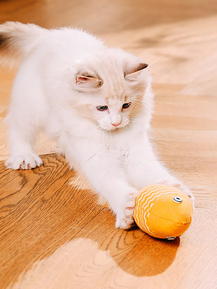 Catnip Fish Toy – Fun Sackcloth Cat Gnaw Toy