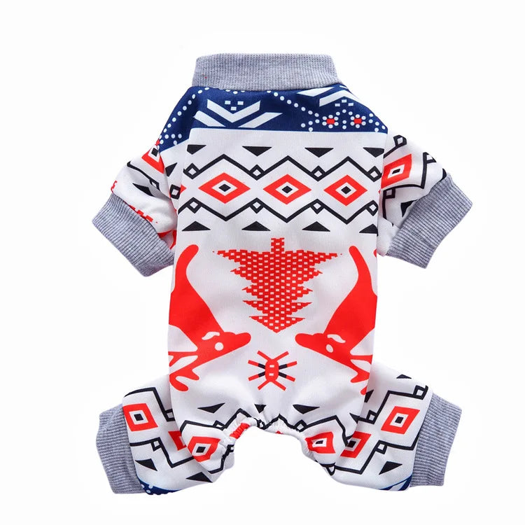 Christmas Pet Costume – Reindeer & Santa Outfit for Dogs