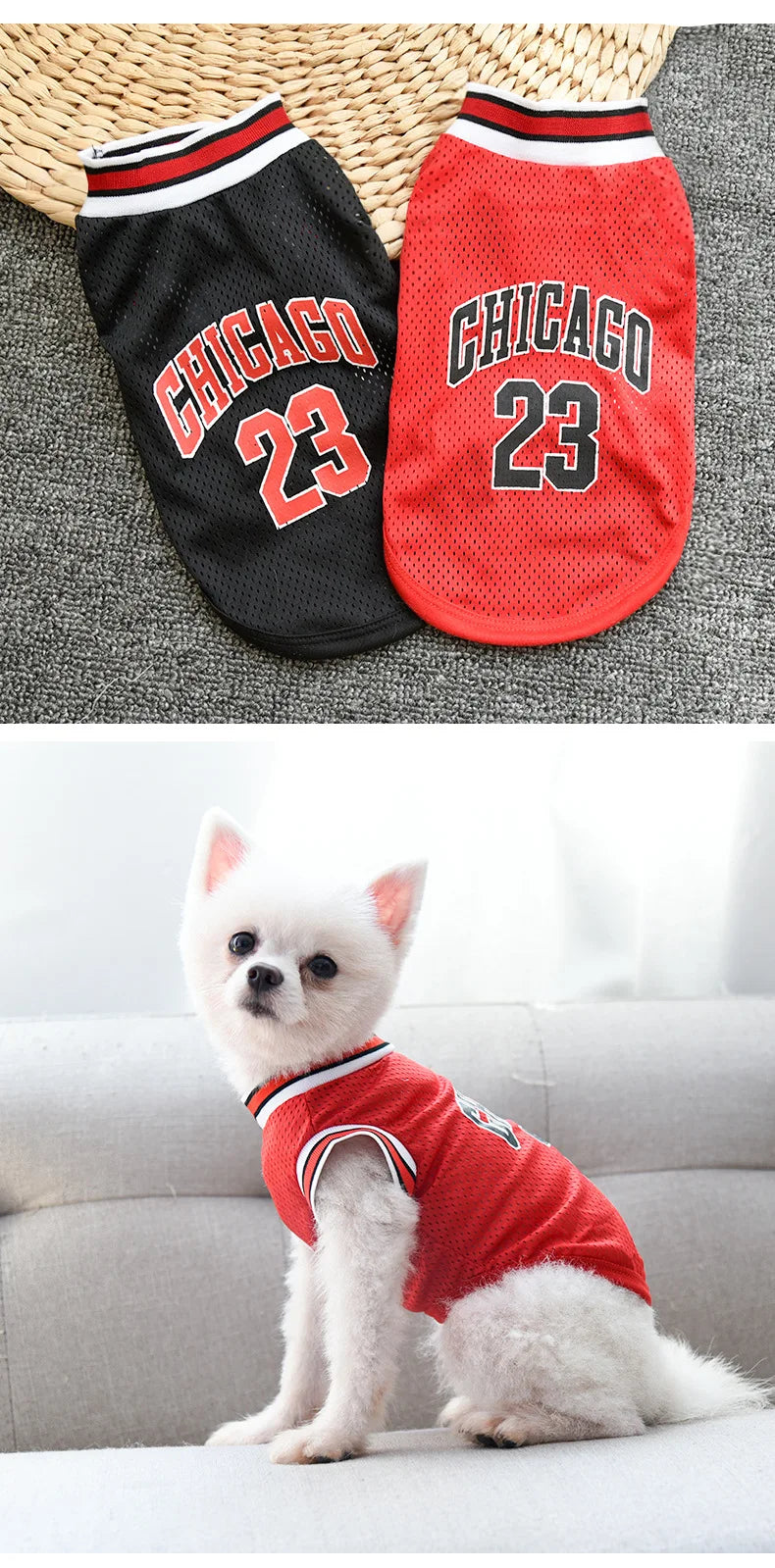 Mesh Sport Dog & Cat Jersey