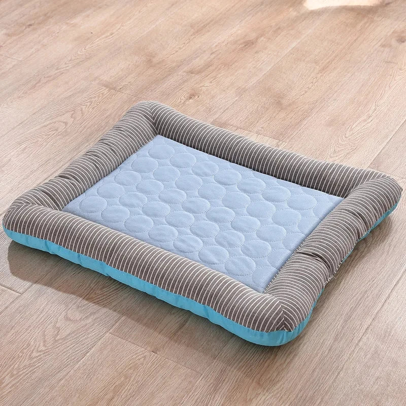 Cooling Pad Bed for Dogs & Cats – Ice Silk Summer Mat