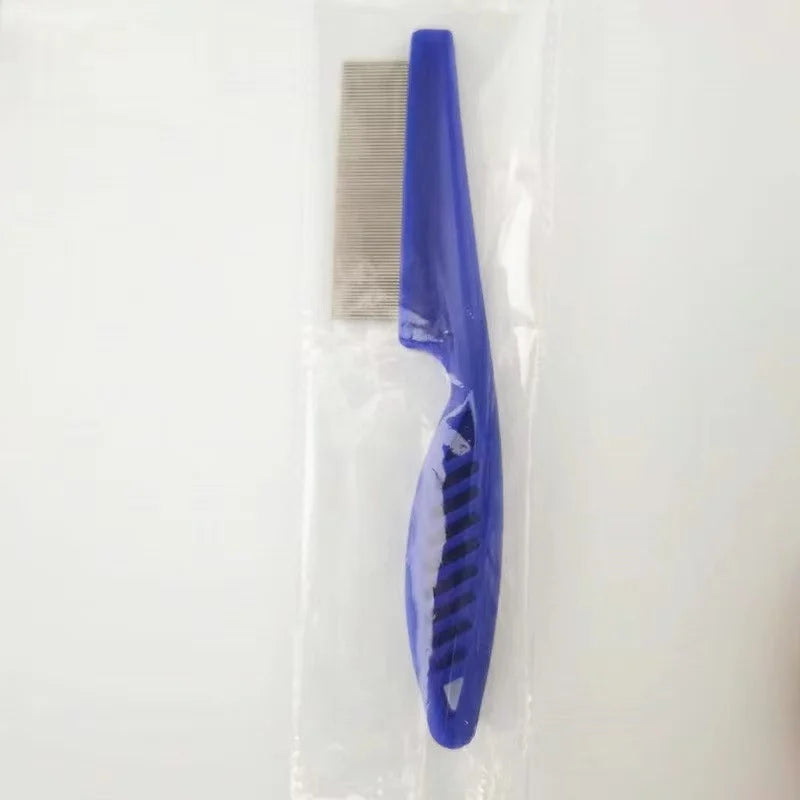 Stainless Steel Pet Flea Comb – Cat & Dog Hair Grooming