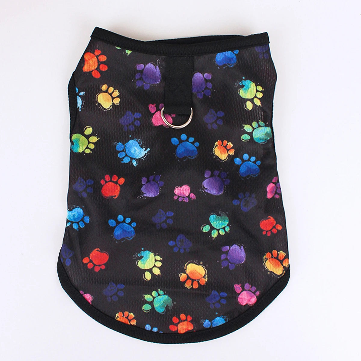 Footprint Print Dog Vest – Summer Breathable T-Shirt