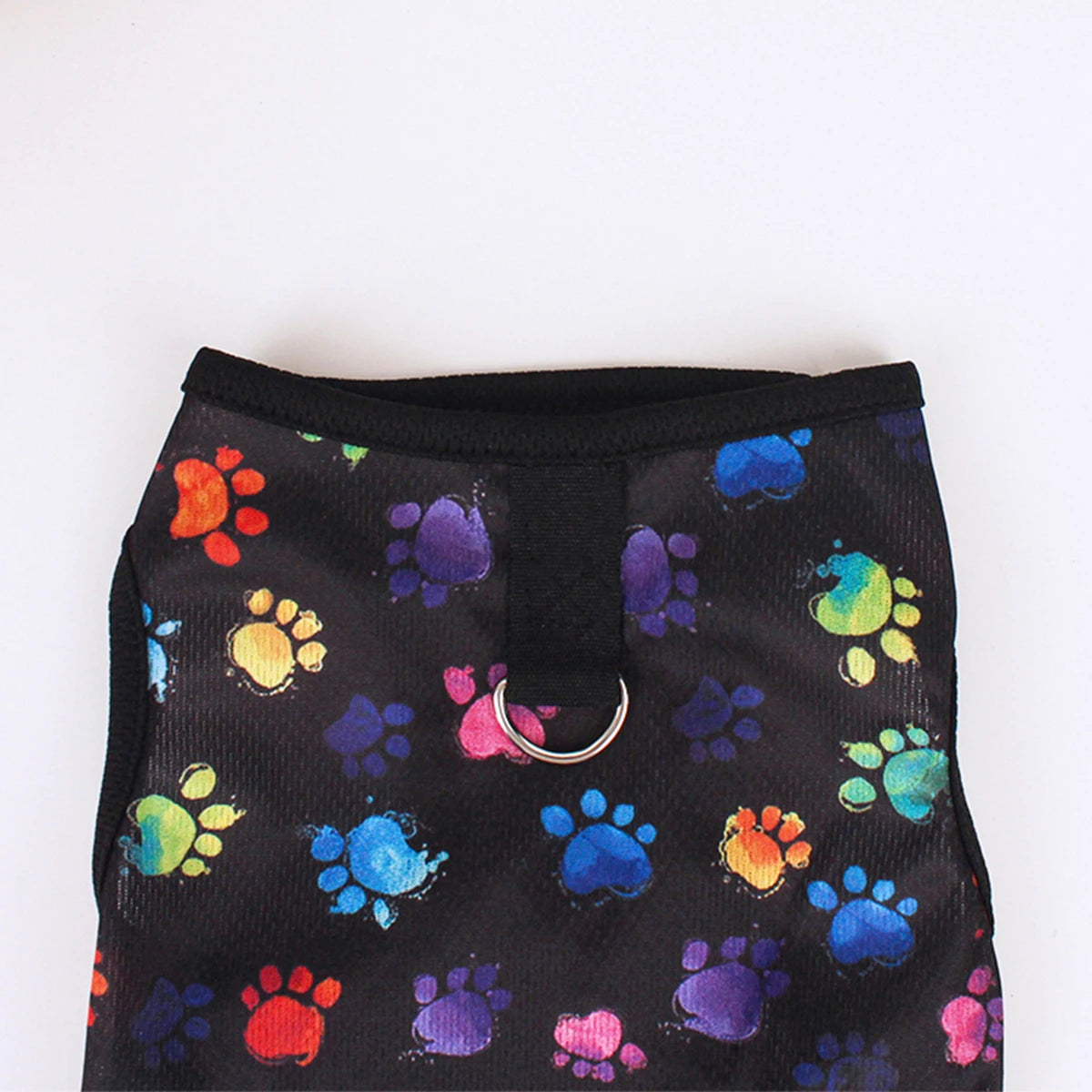 Footprint Print Dog Vest – Summer Breathable T-Shirt
