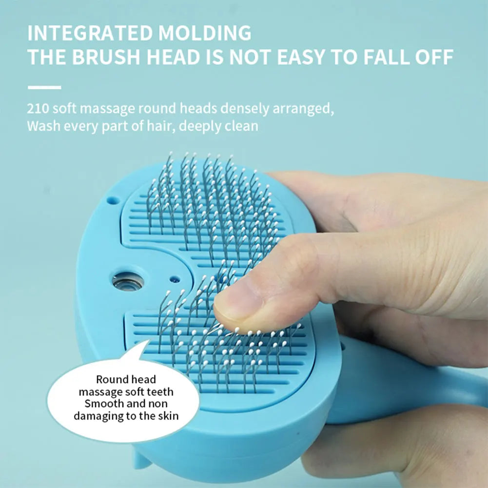 Cat & Dog Steam Grooming Brush – Rechargeable Spray