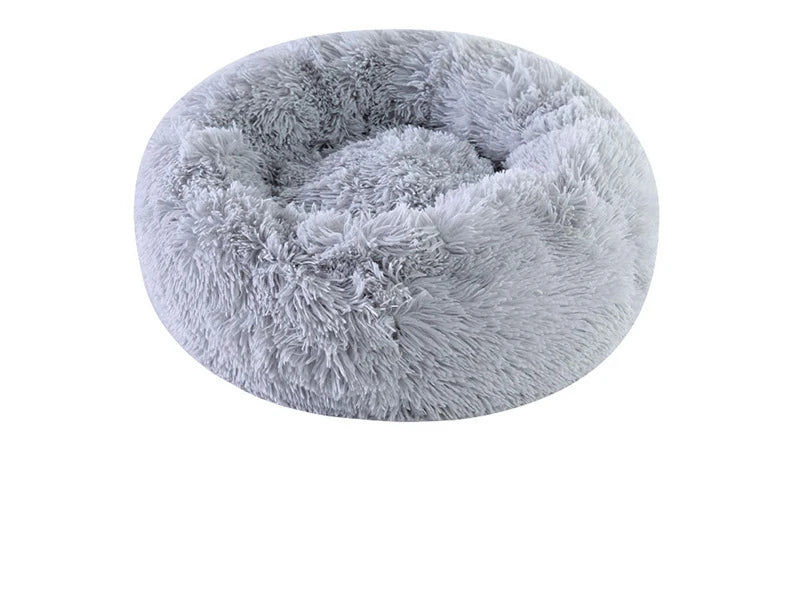 Plush Pet Nest – Warm Round Cat & Dog Bed