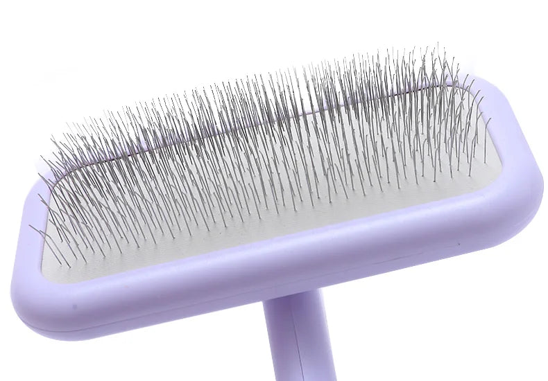 Stainless Steel Dog & Cat Brush – Hair Remover & Massager