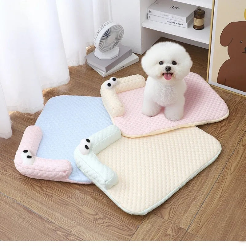 LETVIA Large Dog & Cat Cooling Mat – Monster Eye Design