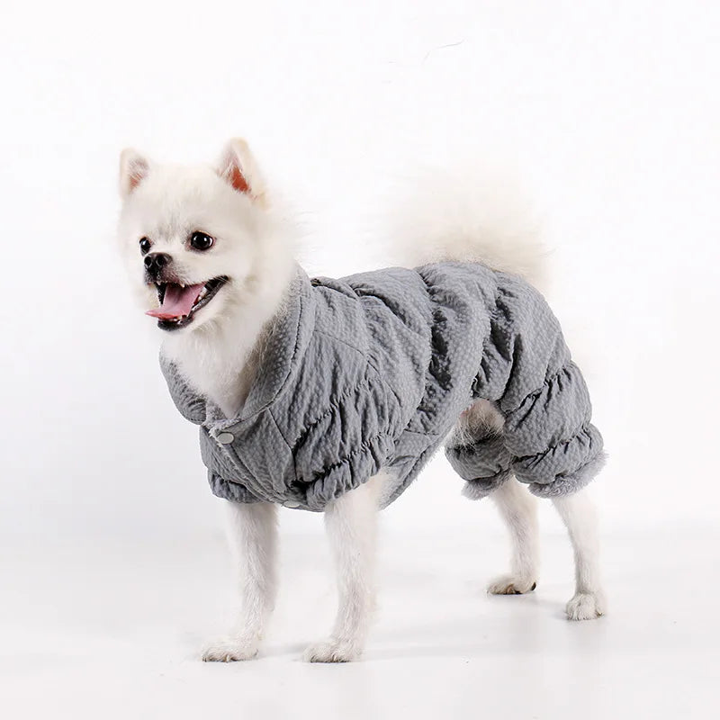 Autumn Winter Pet Coat – Fleece-Lined Warm Puppy Outfit
