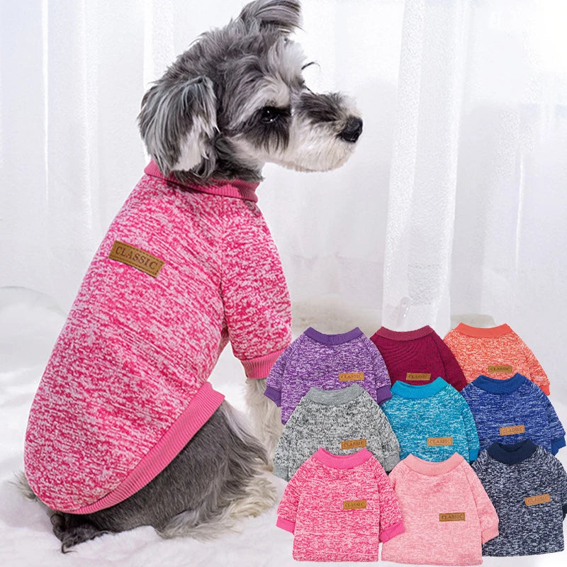 Winter Dog Coat – Warm Sweatshirt for Small Dogs