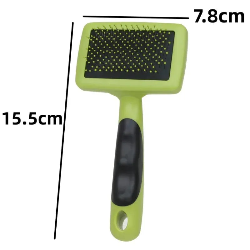 Stainless Steel Dog & Cat Brush – Hair Remover & Massager