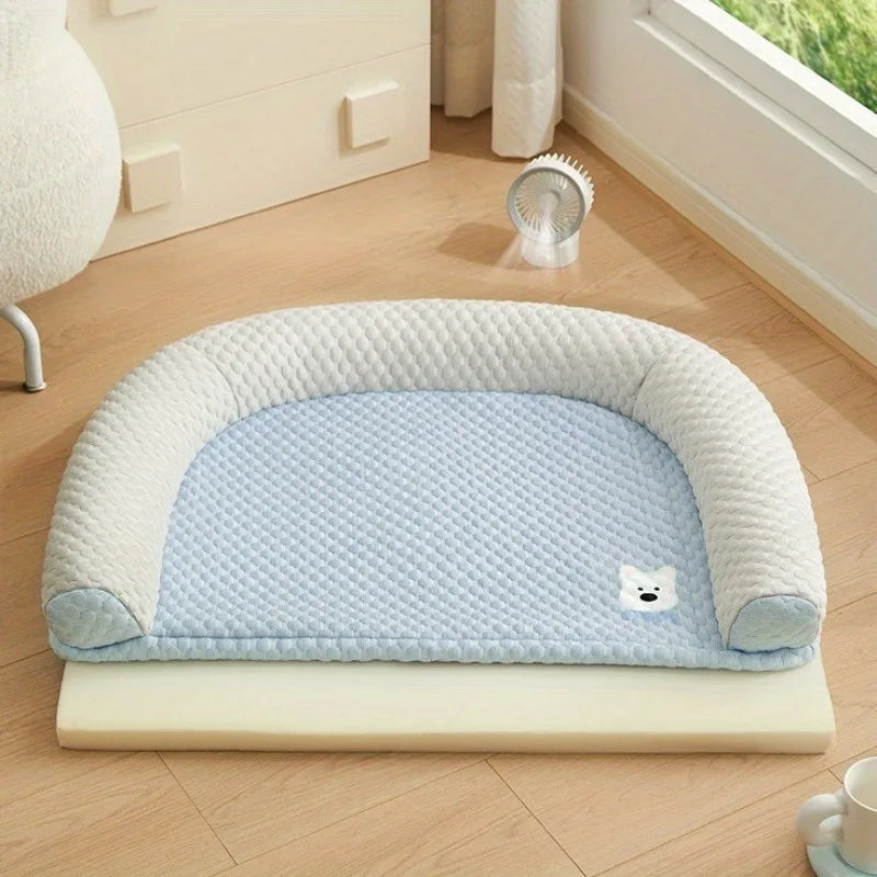 LETVIA Cooling Dog & Cat Bed – Removable Washable Pet Bed