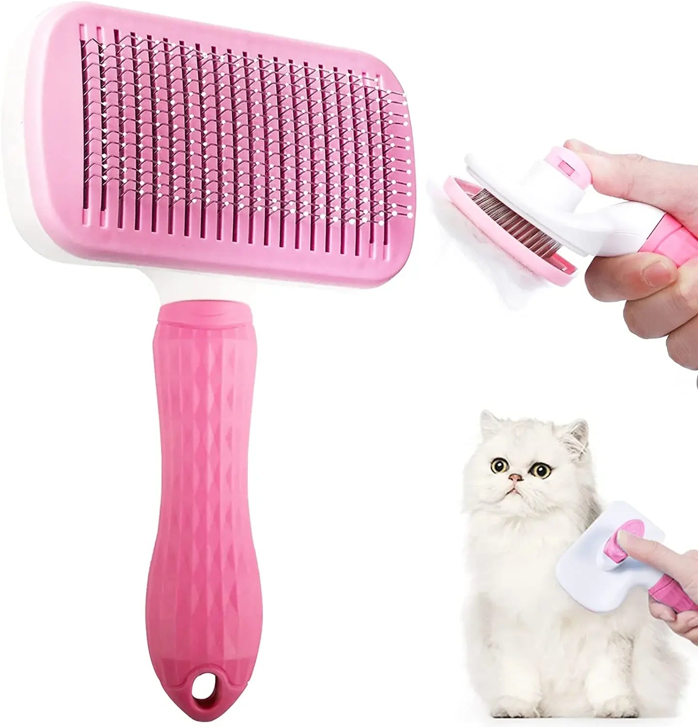 Dog Hair Remover Brush – Cat & Dog Grooming Comb