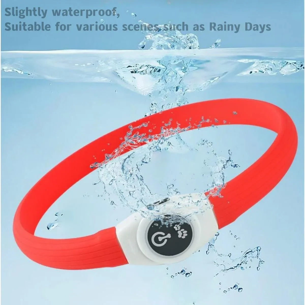 LED Luminous Dog Collar – USB Rechargeable Waterproof