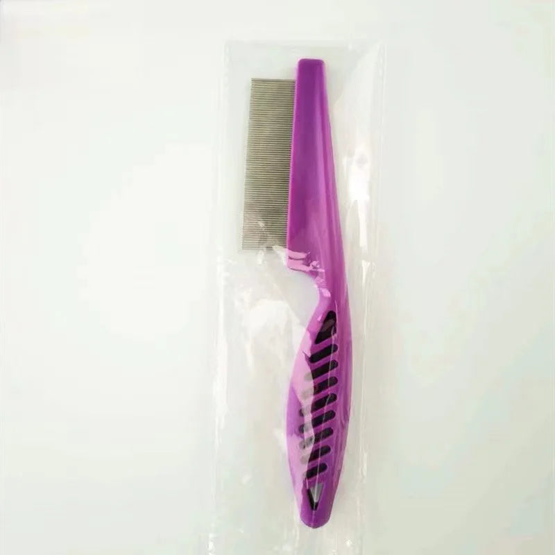 Stainless Steel Pet Flea Comb – Cat & Dog Hair Grooming