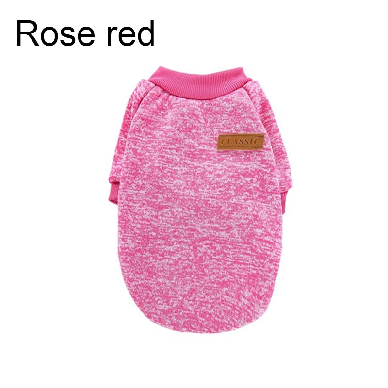 Winter Dog Coat – Warm Sweatshirt for Small Dogs