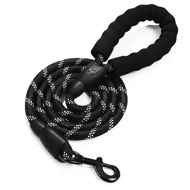 Strong Reflective Dog Leash – Adjustable for All Sizes