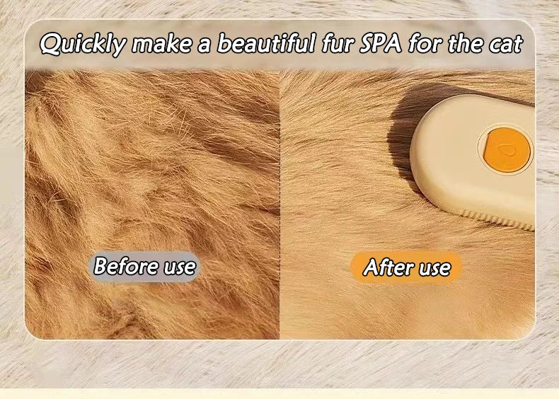 3-in-1 Pet Spray & Massage Brush – Cat & Dog Grooming Tool