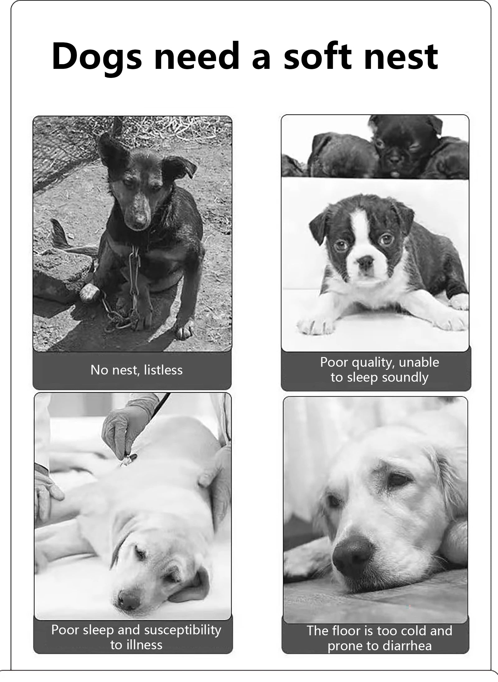 Waterproof Dog Bed – 600D Oxford Bite-Resistant Pet Mat