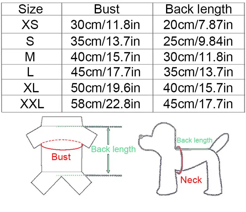 Winter Dog Coat – Warm Sweatshirt for Small Dogs