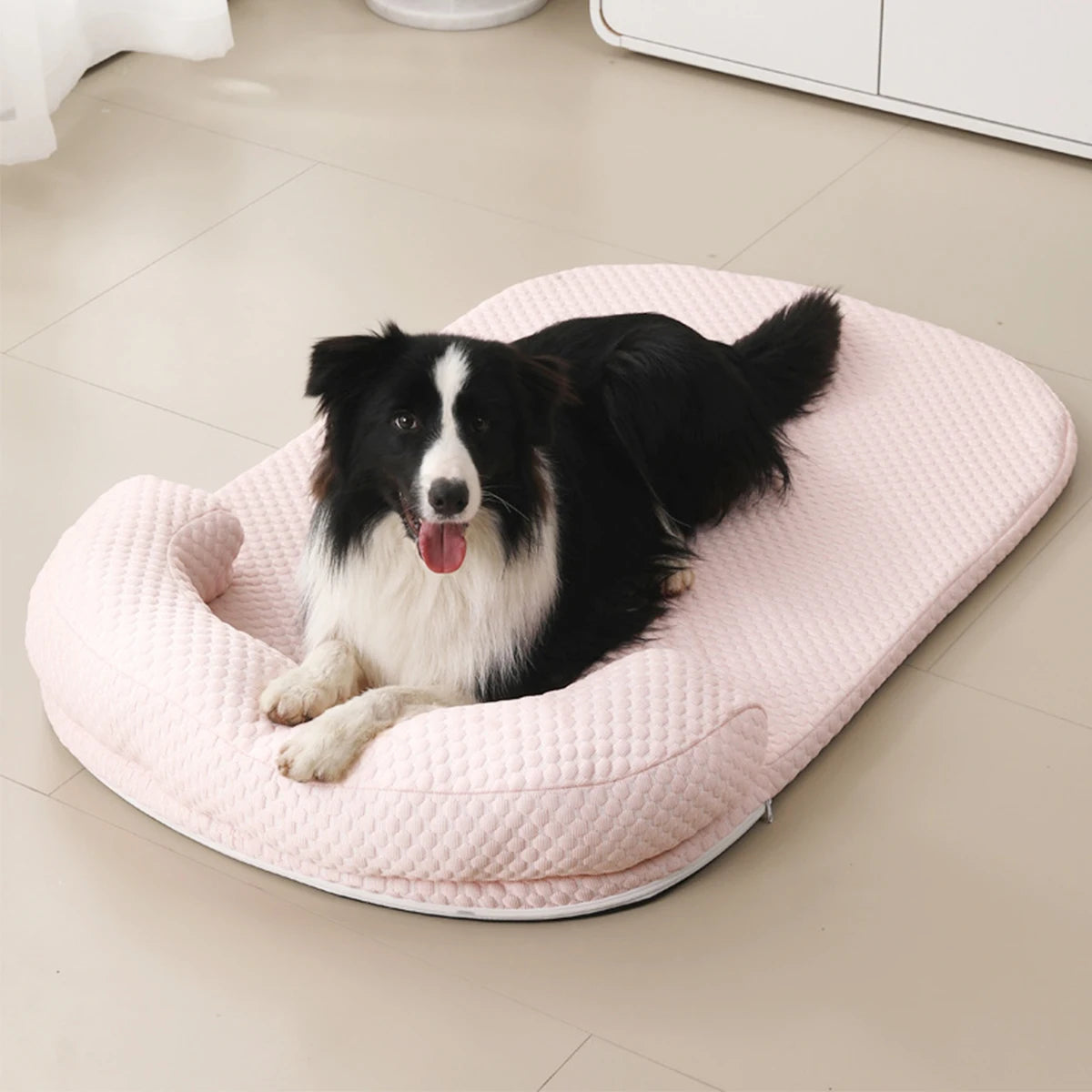 Breathable Cooling Dog & Cat Bed – Ice Silk Summer Cushion