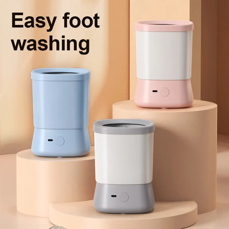 Automatic Pet Paw Cleaner – Electric Foot Washer for Cats & Dogs