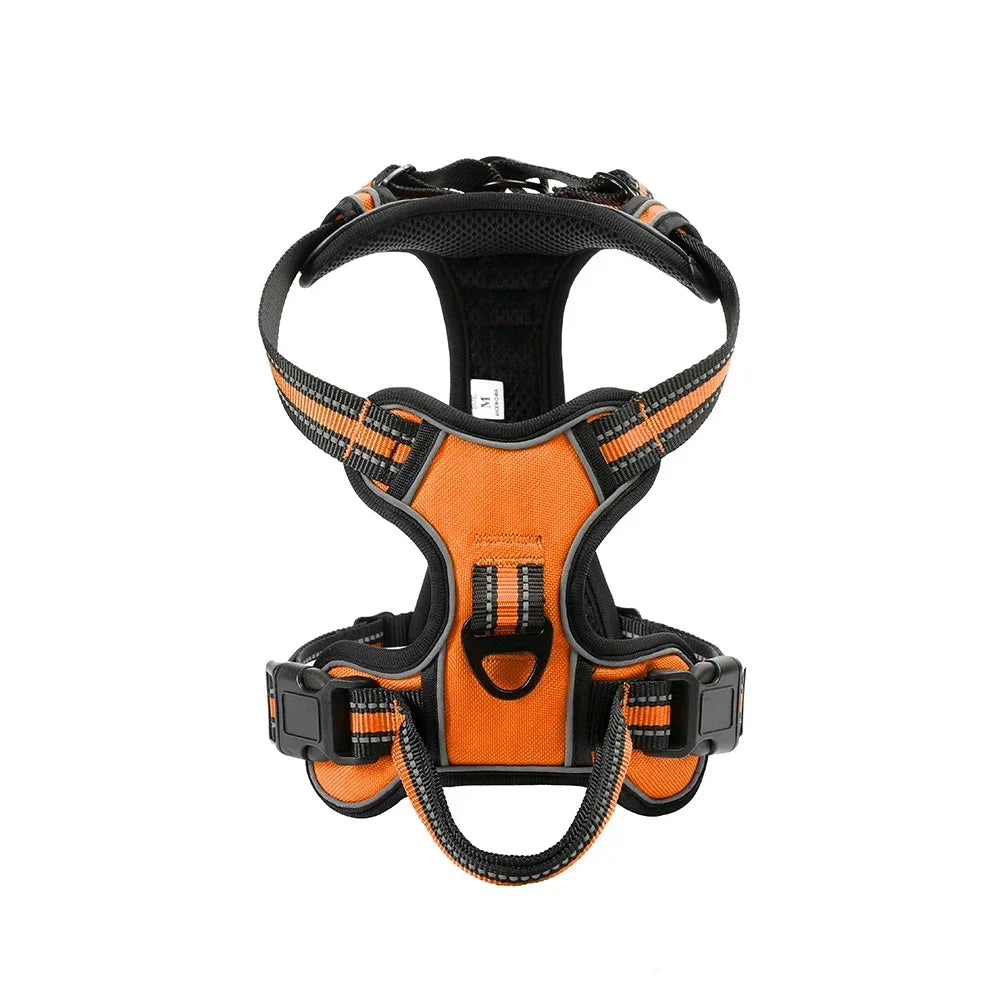 Adjustable Reflective Dog Harness – Soft No-Pull Vest