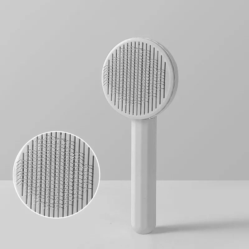 Stainless Steel Pet Brush – Dog & Cat Grooming Comb