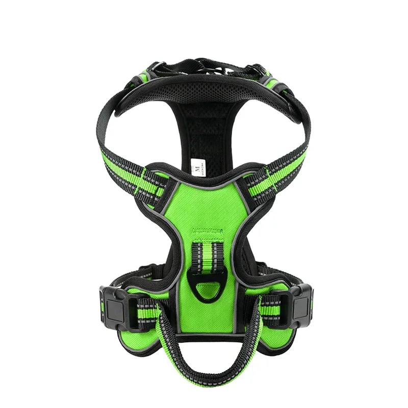 Adjustable Reflective Dog Harness – Soft No-Pull Vest