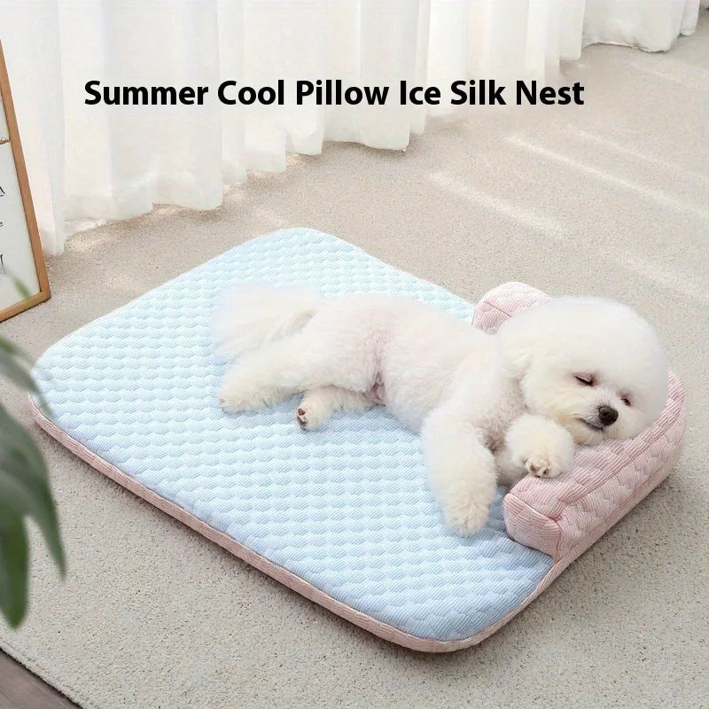 LETVIA Large Dog & Cat Cooling Mat – Monster Eye Design