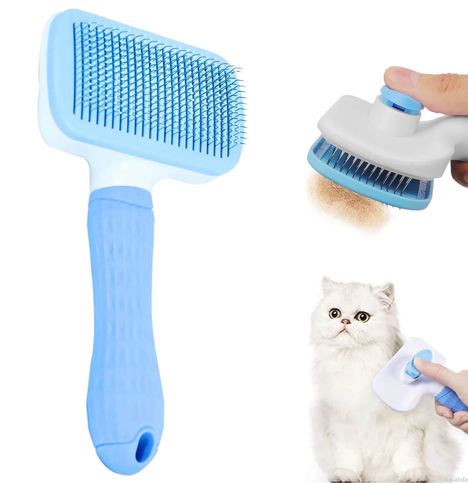 Dog Hair Remover Brush – Cat & Dog Grooming Comb