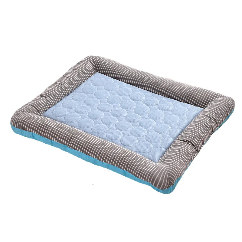 Cooling Pad Bed for Dogs & Cats – Ice Silk Summer Mat