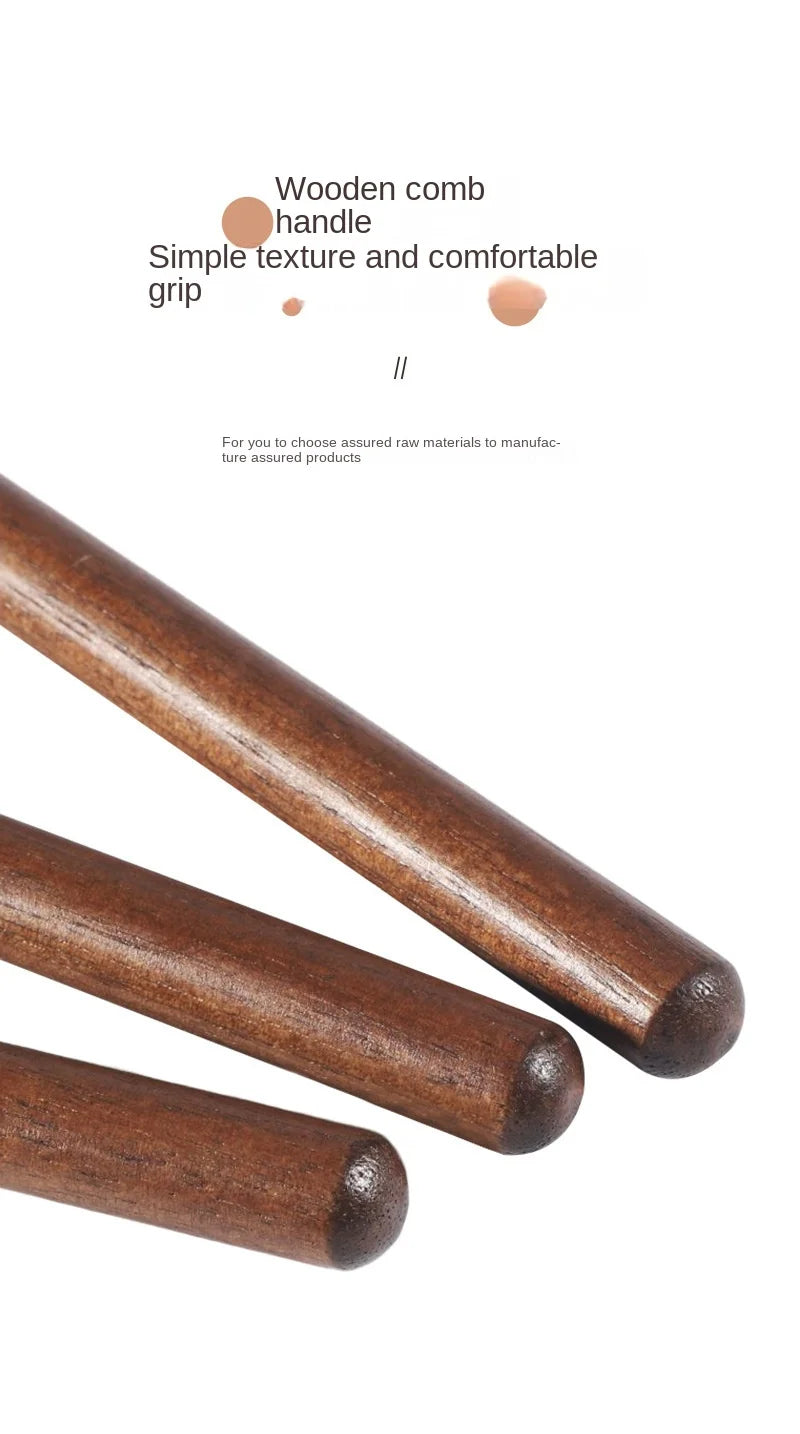 Solid Wood Pet Comb – Cat & Dog Hair Removal