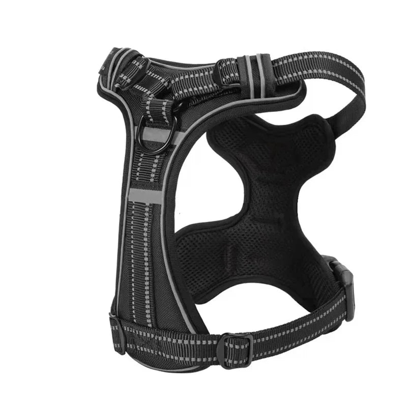 Adjustable Reflective Dog Harness – Soft No-Pull Vest