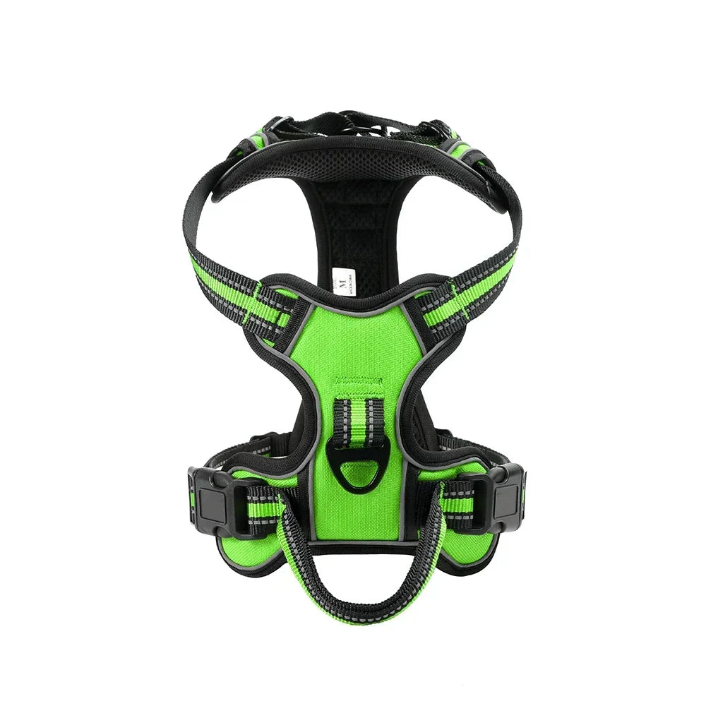Adjustable Reflective Dog Harness – Soft No-Pull Vest