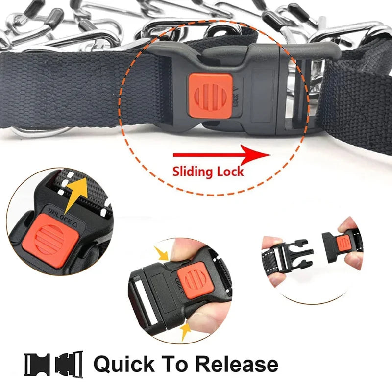 Adjustable Prong Training Collar for Dogs