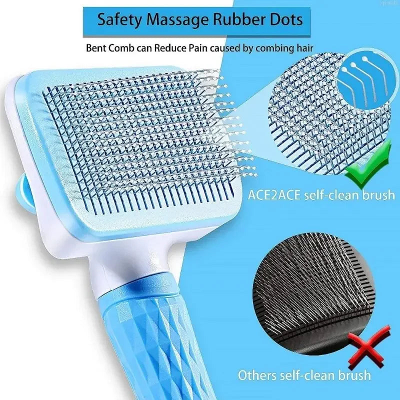 Dog Hair Remover Brush – Cat & Dog Grooming Comb