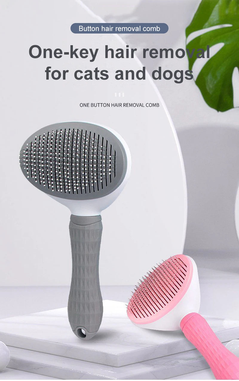 Dog Hair Remover Brush – Cat & Dog Grooming Comb